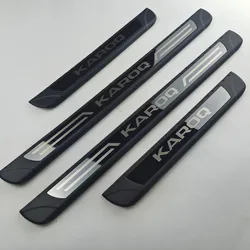 For Skoda Karoq Accessories car door sill scuff plate protcover cover Threshold pedal exterior car-styling parts 2018 2020