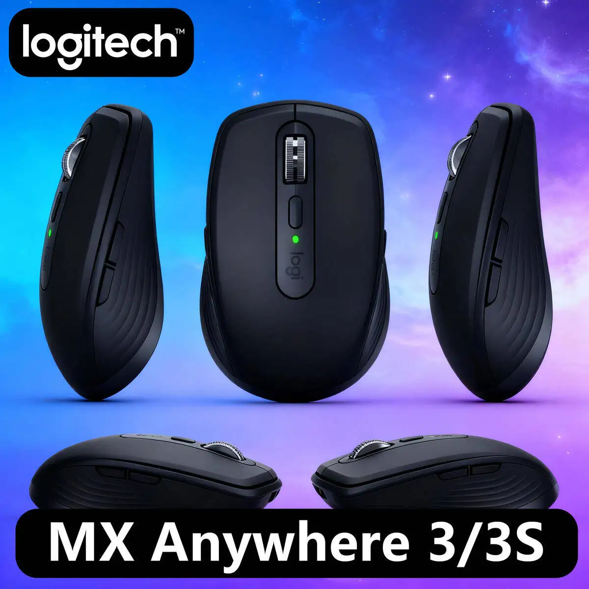

Logitech Master Series MX Anywhere 3S Bluetooth Беспроводная бесшумная мышь Мягкий звук Офисный женский планшет