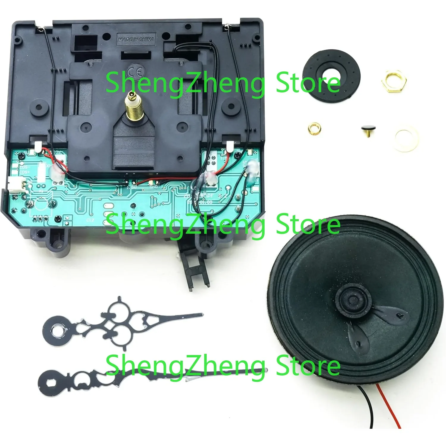 Quartz Clock Movement Replacement Kit – Fits Hermle 2114/2115, 3/8 Inch Hand Shaft, Compatible with Howard Miller Mantel