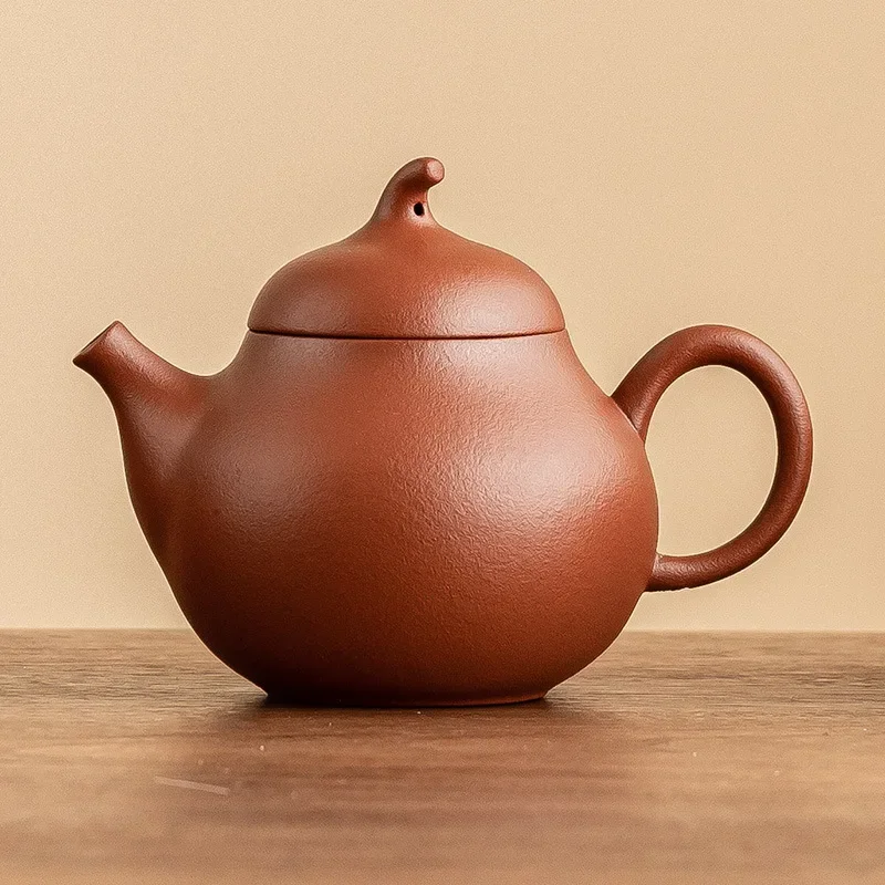 Yixing Zhu Mud Purple Sand Pear-shaped Pot Is Not Hot Chinese Kung Fu Tea Set High-end Household Tea Zisha Tea Set Accessories