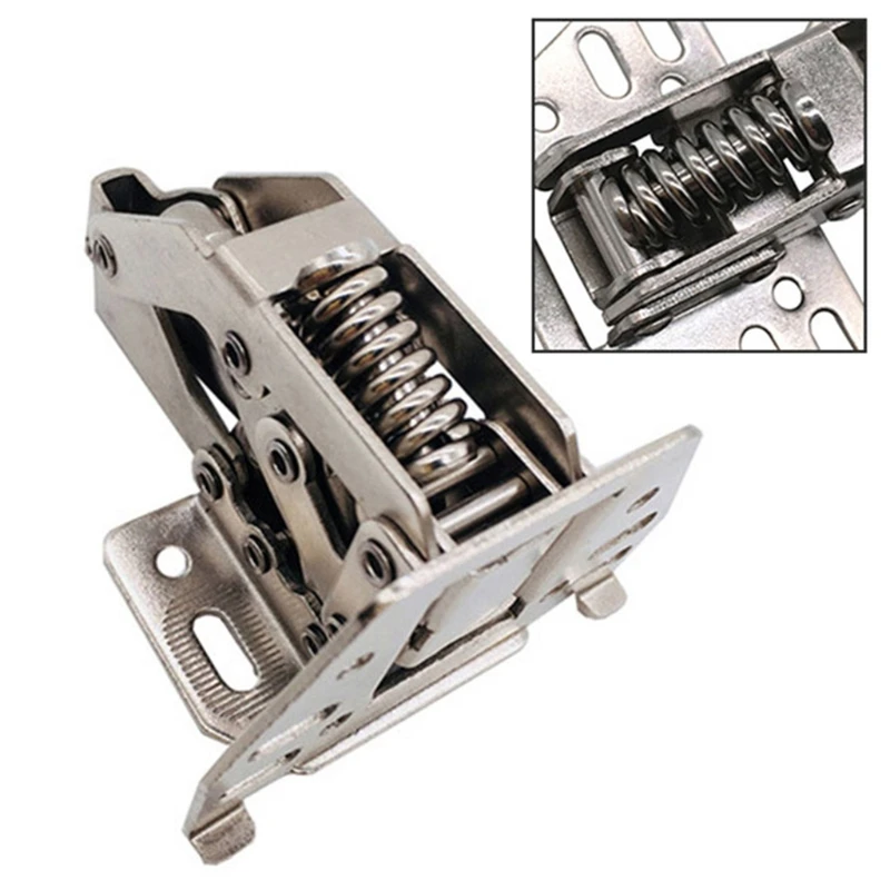 Durable Bridge Shape Hinges for Cupboard Door Motorhome Cabinet for Camper Caravan Hydraulic Buffer Hinges 40GF