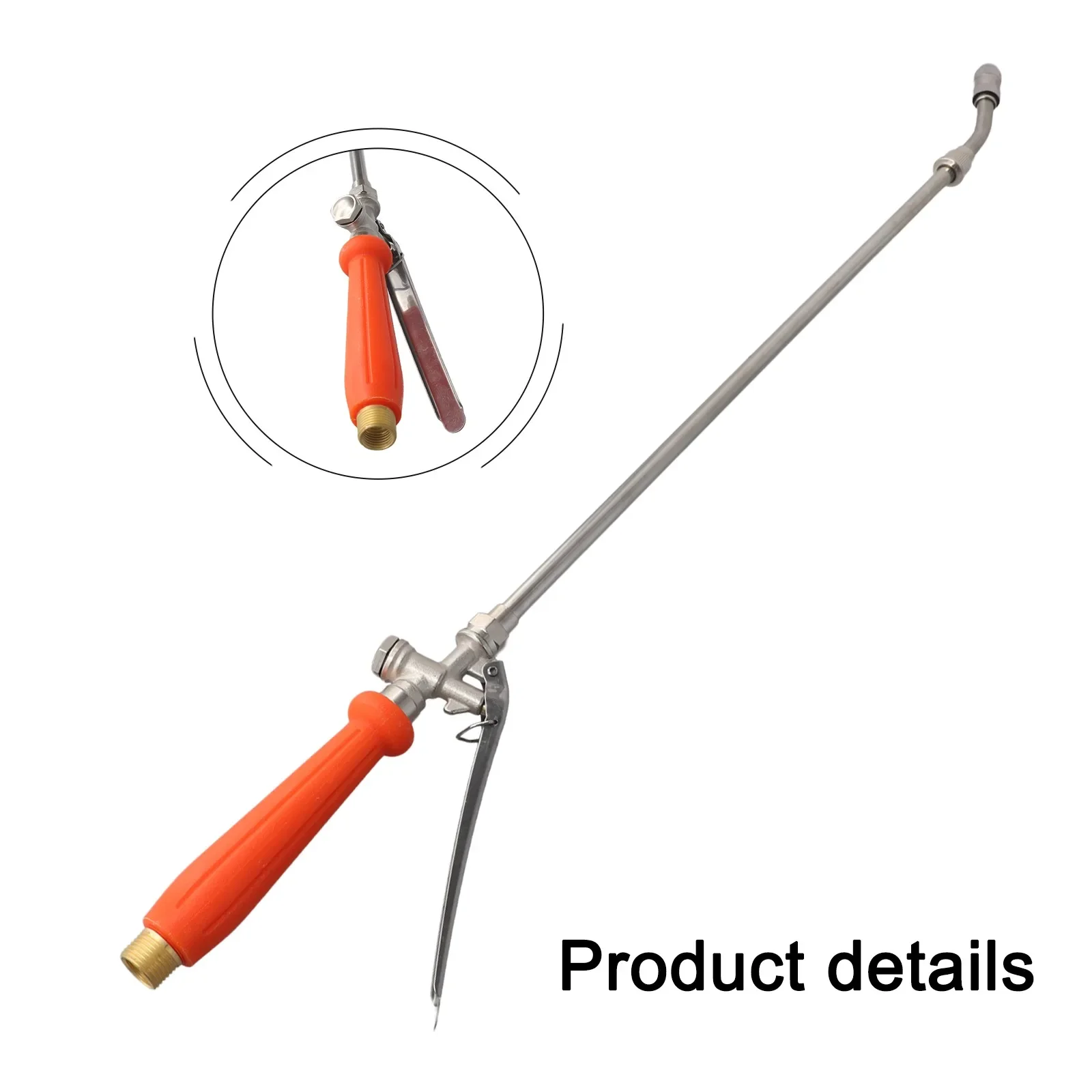 

Garden Hose Wand Brass Connectors Home Cleaning Watering Plants Corrosion-resistant Material Brass Connector Sprayer Wand