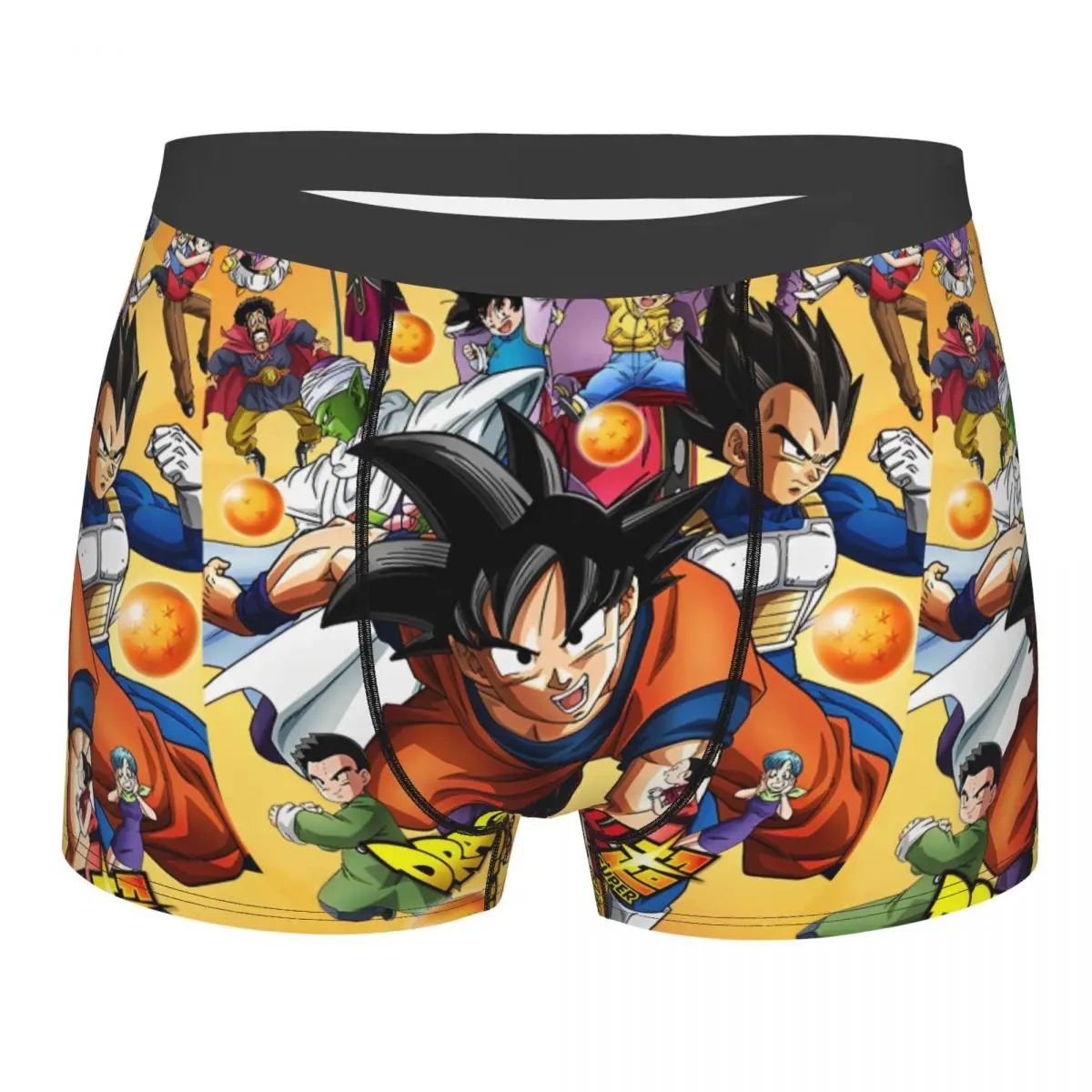 Man Dragon Ball Z Underwear DBZ Anime Humor Boxer Shorts Panties Male Breathable Underpants Plus Size