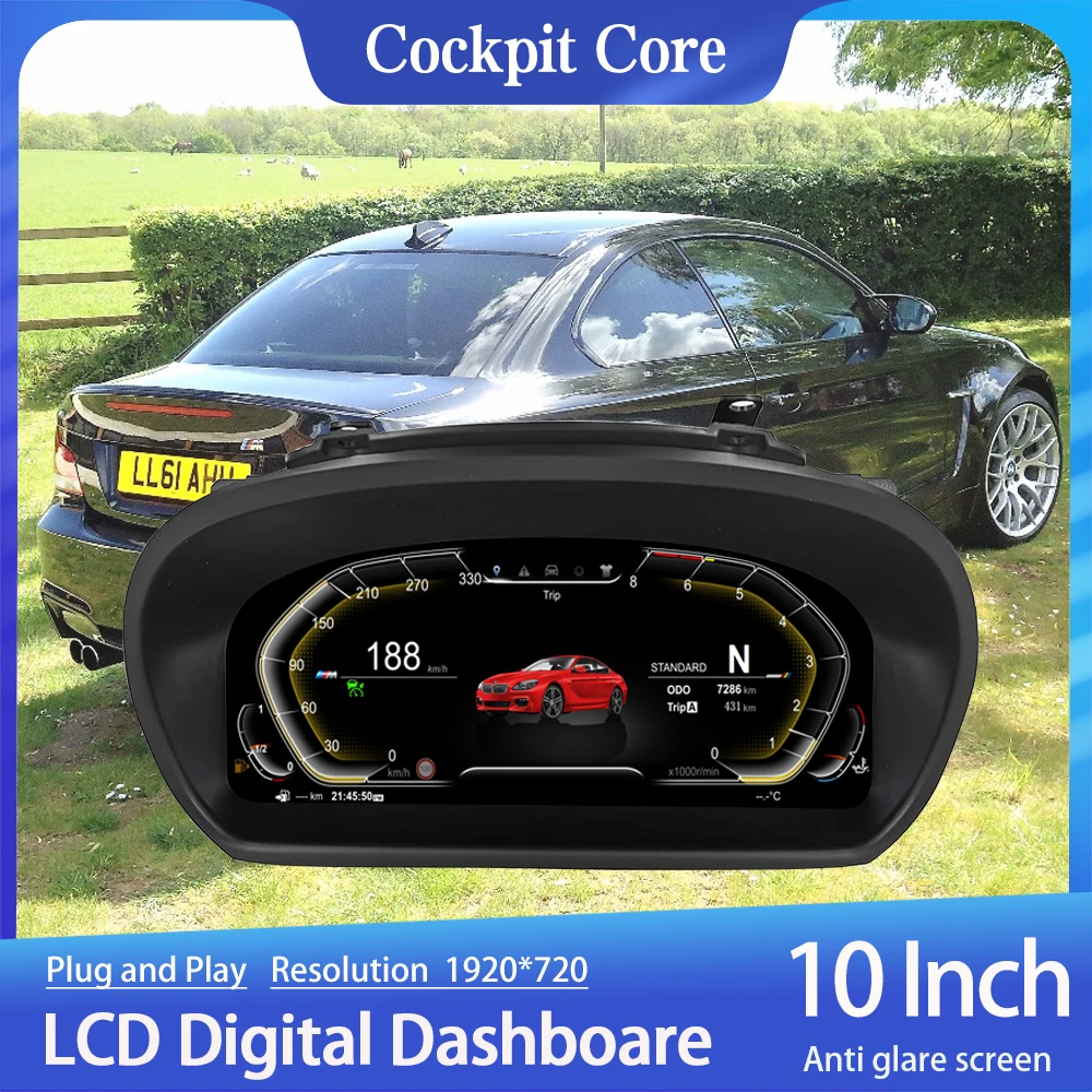 

Digital instrument cluster For BMW 1 Series E81 E82 E87 E88 2006-2011 LCD Speedometer,Dashboard,Virtual cockpit