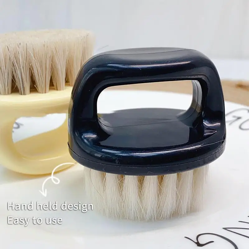 Ergonomic Nail Dust Brush Anti Static Nail Cleaning Brush 2 Colors Salon Home Manicure Tool