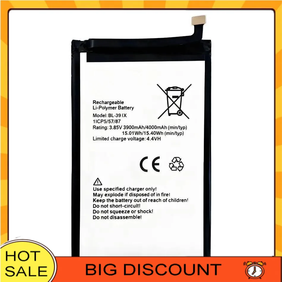 

Long Lasting For Infinix X605 Note 5 Pro Note5 4000Mah BL-39IX Mobile Phone Battery