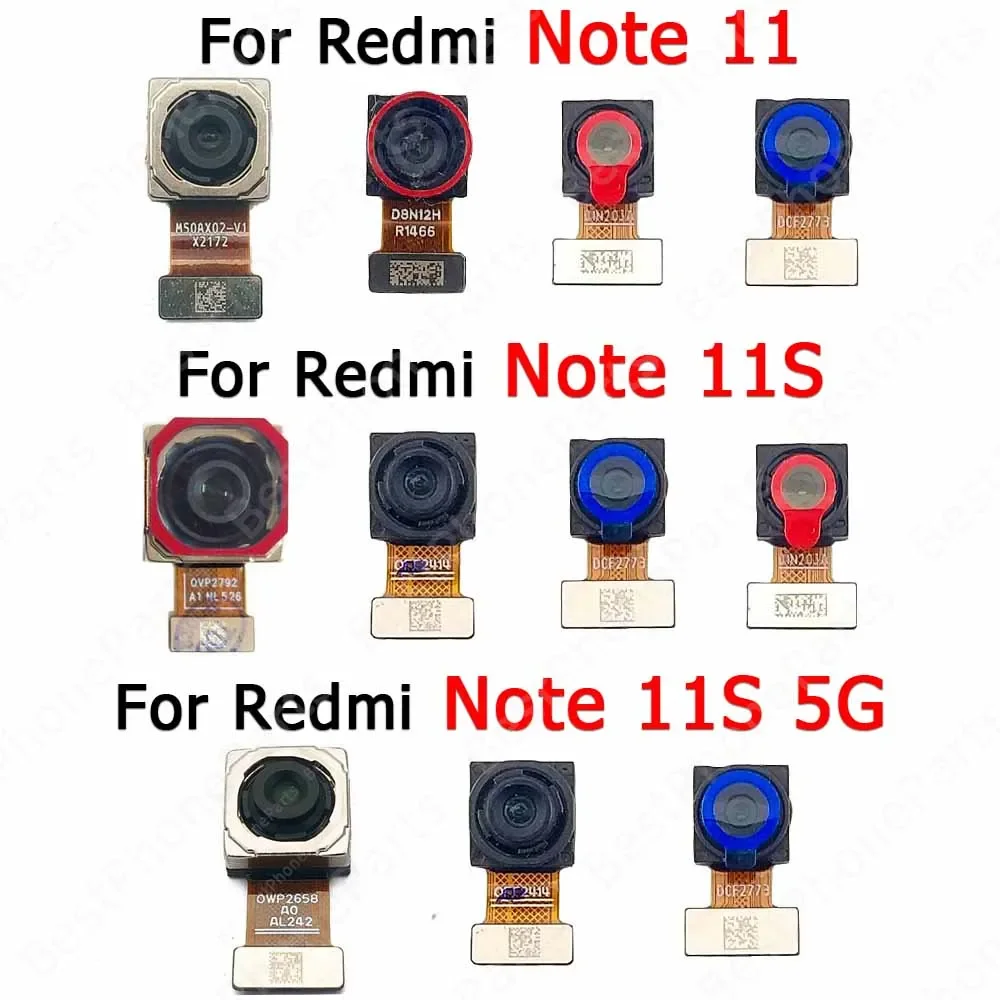 الكاميرا الخلفية لشاومي Redmi Noe 11S 11 5G وحدة الكاميرا الخلفية الخلفية استبدال أجزاء الهاتف المحمول