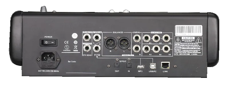 Wholesale professional-grade 16-channel digital audio mixer with built-in effects and RGB