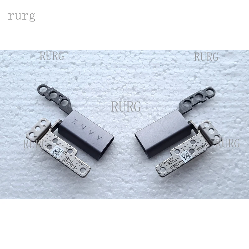 

R+ FOR HP ENVY 16-AC 16-AD LCD Screen Display Hinges PAIR LEFT RIGHT METEOR SILVER