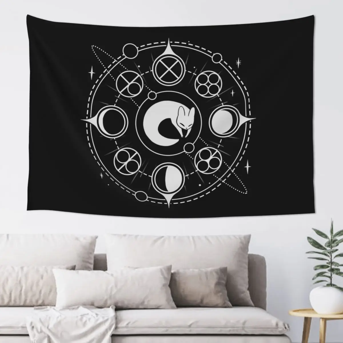 Cycles - Rain World Tapestry Funny Wall Hanging Aesthetic Home Decoration Tapestries for Living Room Bedroom Dorm Room