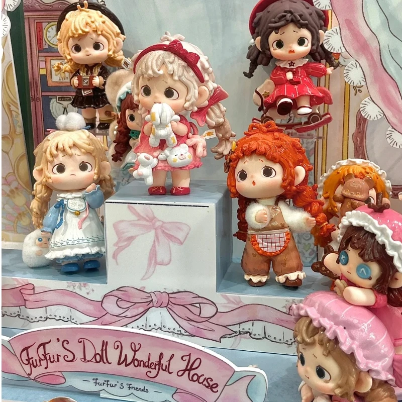 

Новая горячая кукла Fufu Miaomiao House слепая коробка четвертого поколения вьющиеся волосы для девочек офисная игрушка коллекционные подарки на день рождения для девочек