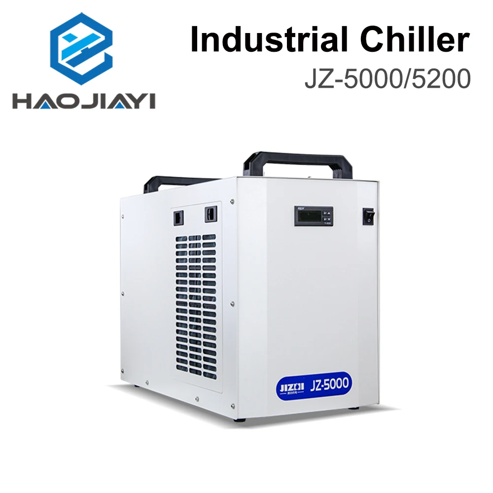 JZ-5000/5200 Industrial Water Chiller for CO2 Laser Engraving Cutting Machine Cooling 100-150W Laser Tube DG110V AG220V