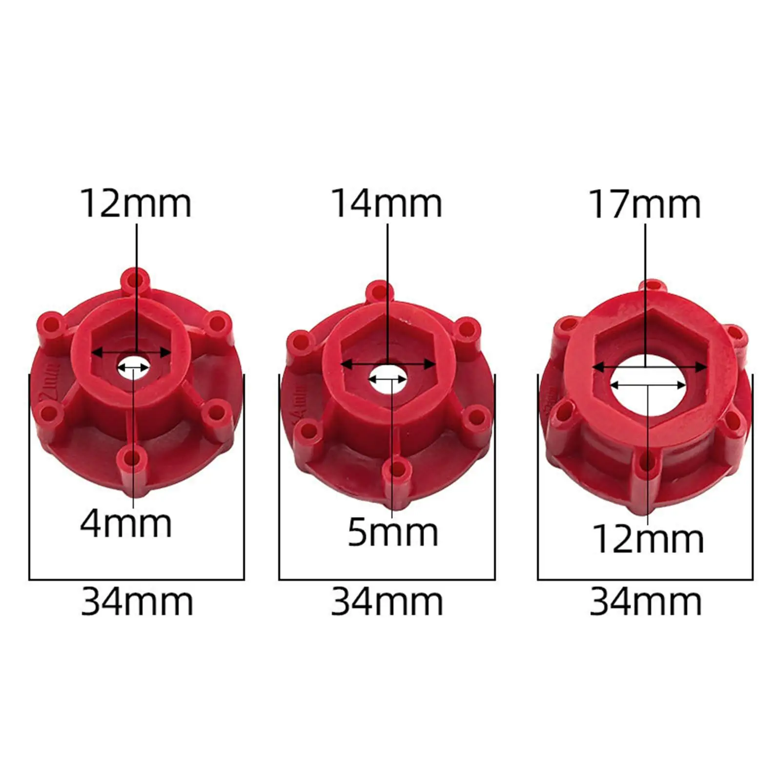 High Performance Durability Replace 1/10 Rc Truck Wheels Tires Plastic Spare Part for Rc Truck