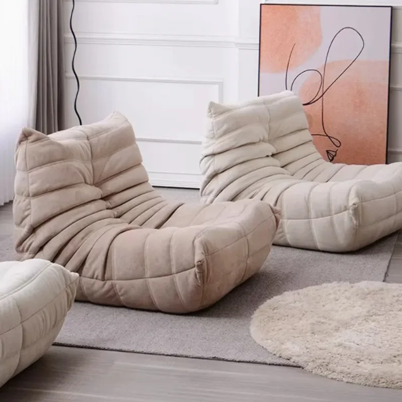 

Sofa Caterpillar Lazy Sofa Freehand Space Simple Single Leisure Chair Fabric Sofa
