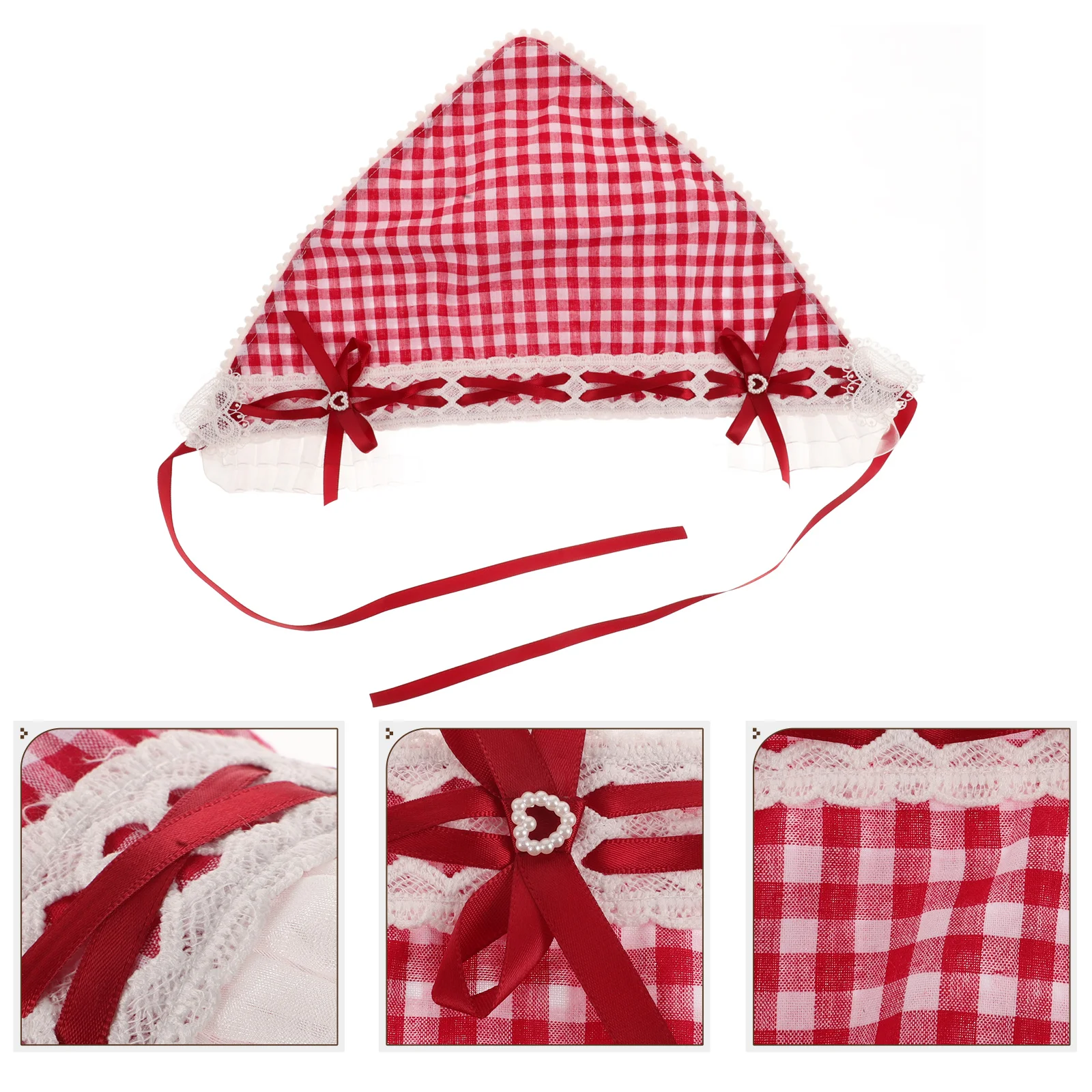 

Lace Triangle Scarf Girl Headband Bandana Accessories Cute Bandanas Cloth Crocheted Hair