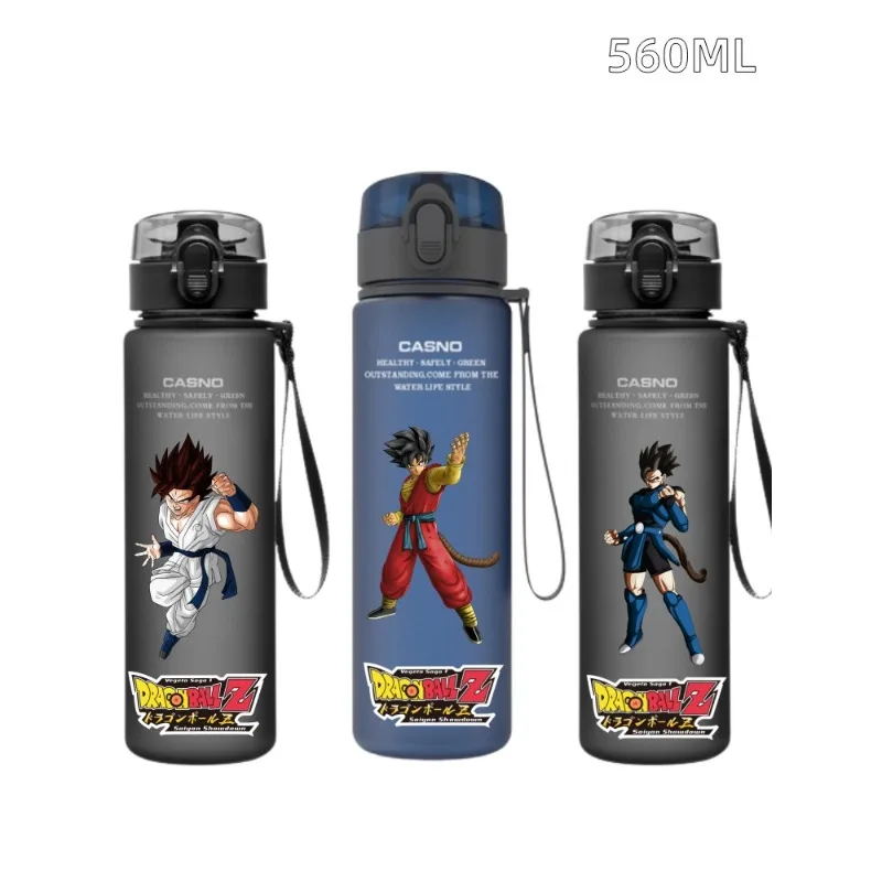 

560ml New Anime Peripheral Dragon Ball Water Cup Large Capacity Portable Outdoor Sports Drinking Bottle Childrens Birthday Gift