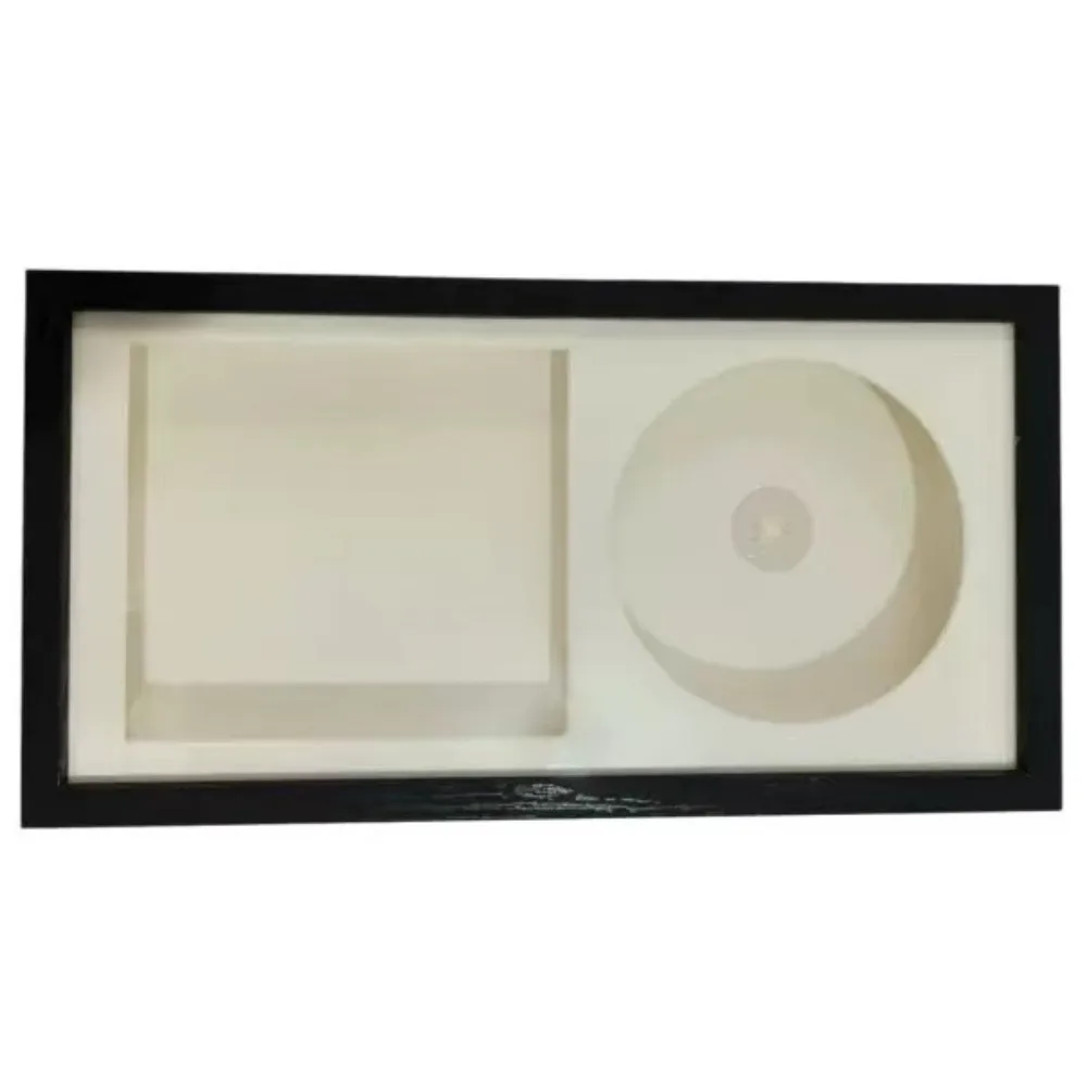 Handmade Wall Mountable CD Display Frame Tabletop Display Durable CD Frame Display Case Collectible Disc Frame Box Music Lovers