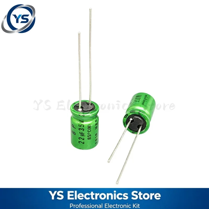 10-200pcs 35V22UF Nichicon MUSE BP Series 8X11.5mm ES Non Polar Bipolar HiFi Audio Capacitor UES1V220MHM 22UF35V 35V 22UF NEW
