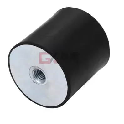 GXHH Rubber Shock Absorber Cylindrical M8-M10 Double Head Internal Thread Shock Absorber Shock Absorber Column Cushion