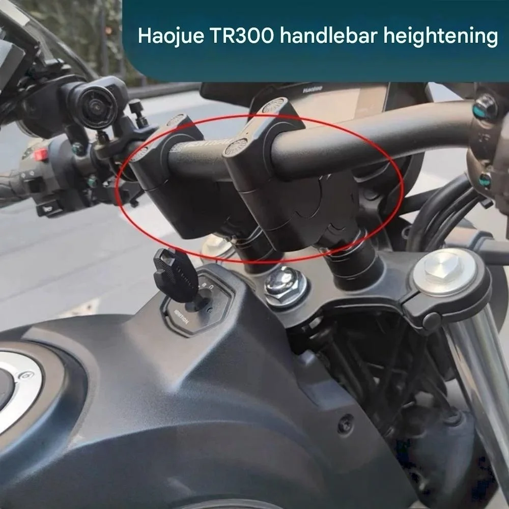For Haojue TR300 handlebar heightening and rearward shifting Customized XCR300 handlebar heightening Upgraded version