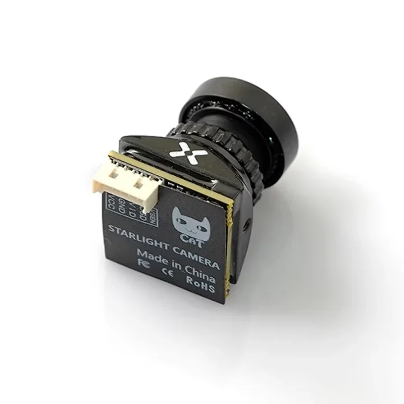 FOXEER CAT4 Micro/mini 1200TVL StarLight FPV cámara de visión nocturna 0.00001Lux baja latencia bajo ruido para RC FPV Racing Quadcopter