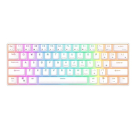 Rk Royal Kludge Rk61 2.4g Wireless Mechanical Keyboard Bluetooth Triodo 61 Rgb Backlit Mini Player Keyboard Hot Swappable