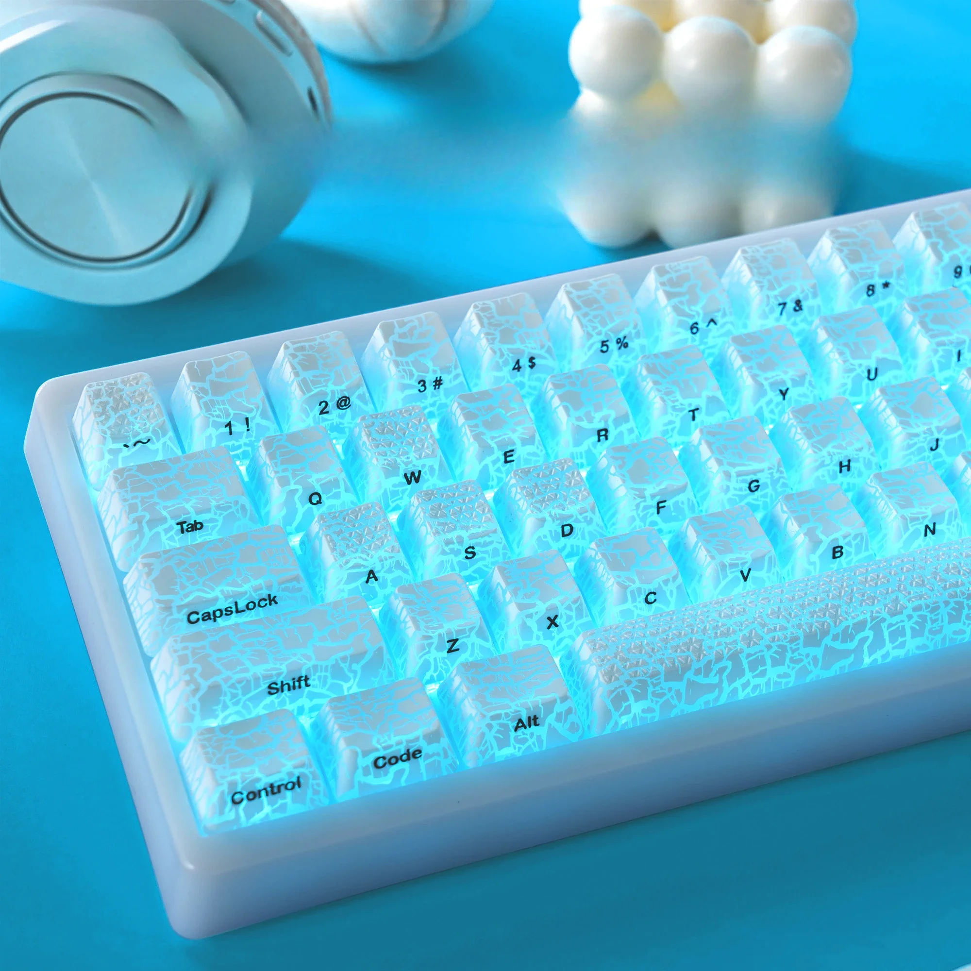 

Ice crack 2.0 keycap selection IMD process side engraving pattern light-transmitting keycap personalized wooting