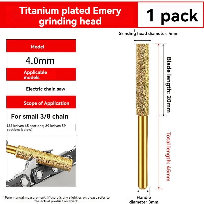 6pcs Diamond Chainsaw Chain File Set 4mm Chainsaw Sharpener Files Chain Saw Sharpening Carving Grinding Power Tools