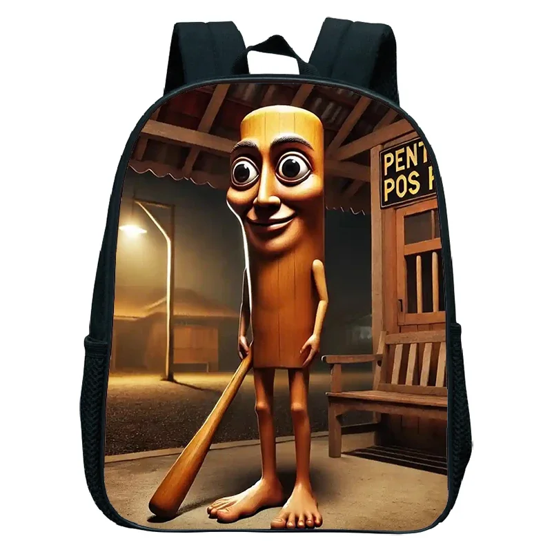 Game Italian Brainrot Backpack 12inch Toddler Boy Girl Kindergarten Schoolbag Kids Orthopedic Backpack Funny Cartoon School Bags