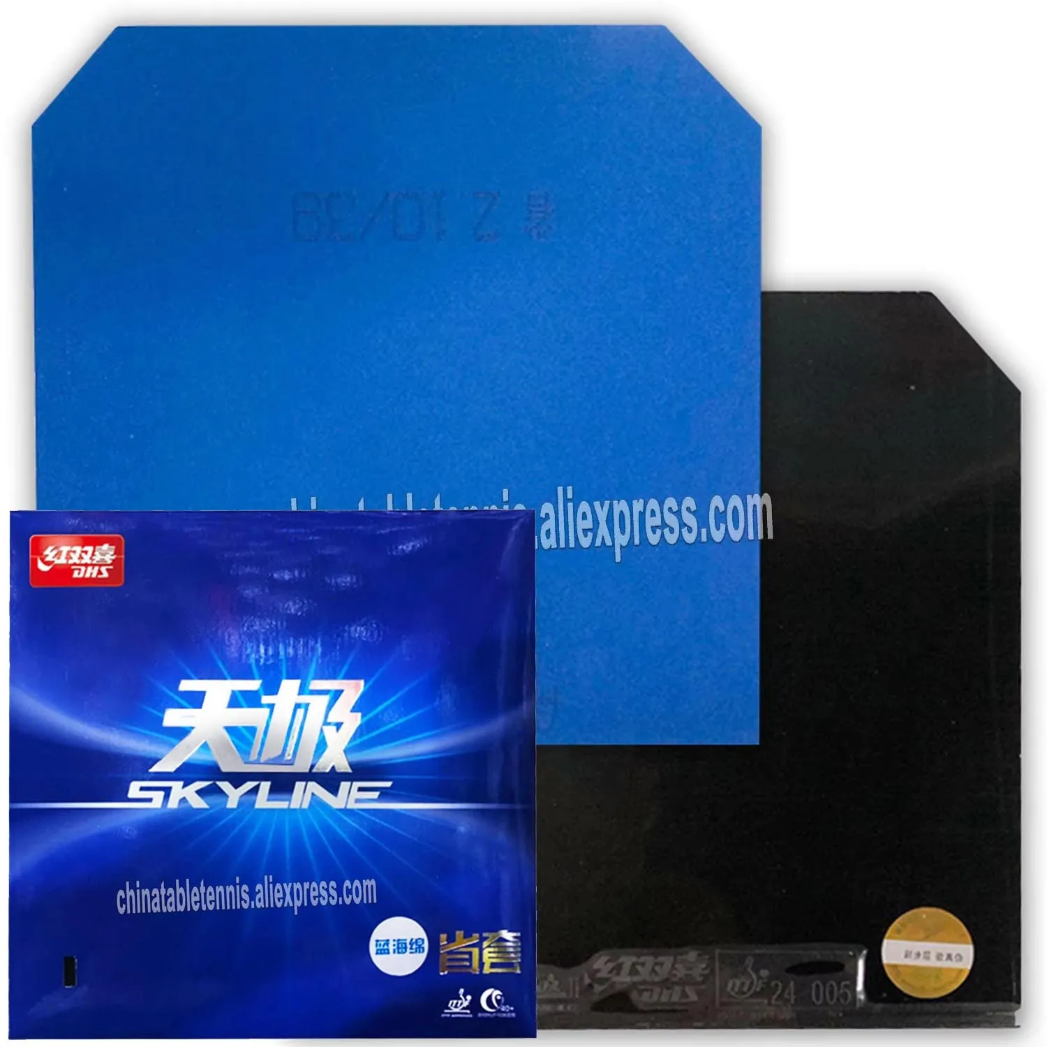 

DHS Skyline 2 TG 2 Provincial Blue Sponge Control + Spin Pips-In Накладка для настольного тенниса и пинг-понга с губкой