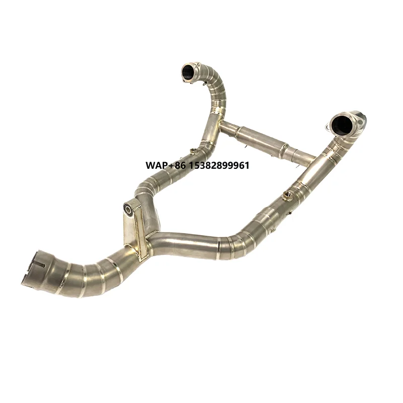 Motor New Exhaust System for R Nine T/R9T Header Pipes Front Pipe Titanium Alloy Stainless Steel Stock Slip-On 1 Year