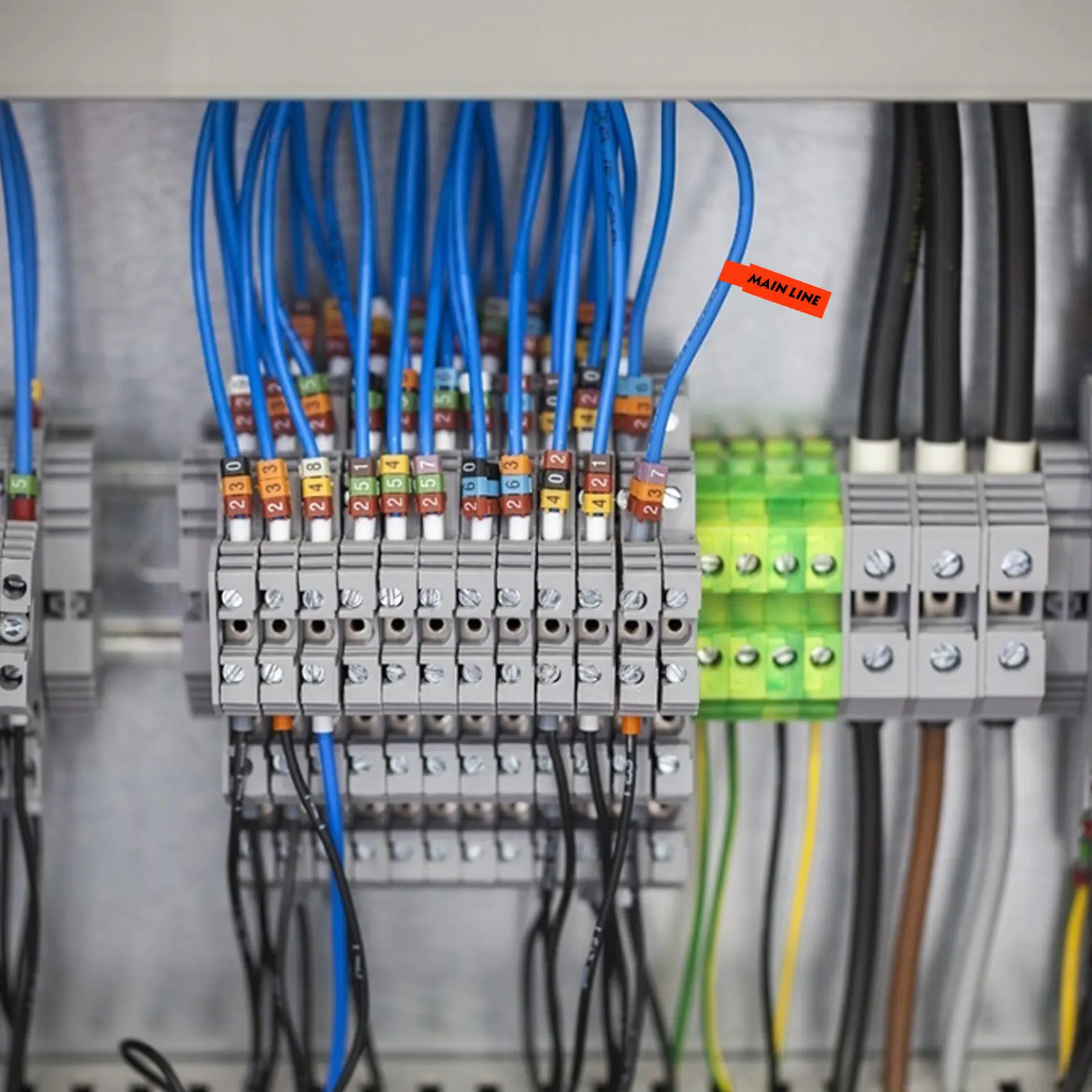 

600Pcs Cable Labels Self-Adhesive Tear Resistant Waterproof Cable Identification Stickers for Indoor Outdoor Use Network Factory