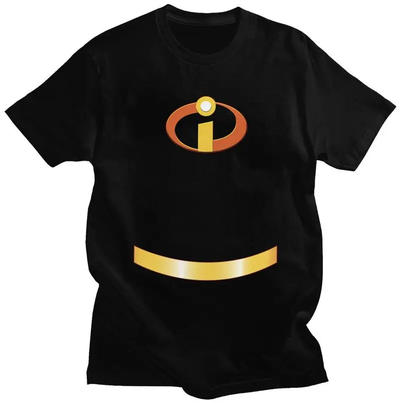 Camisetas personalizadas de los increíbles para hombre, camisa de manga corta, 100% algodón