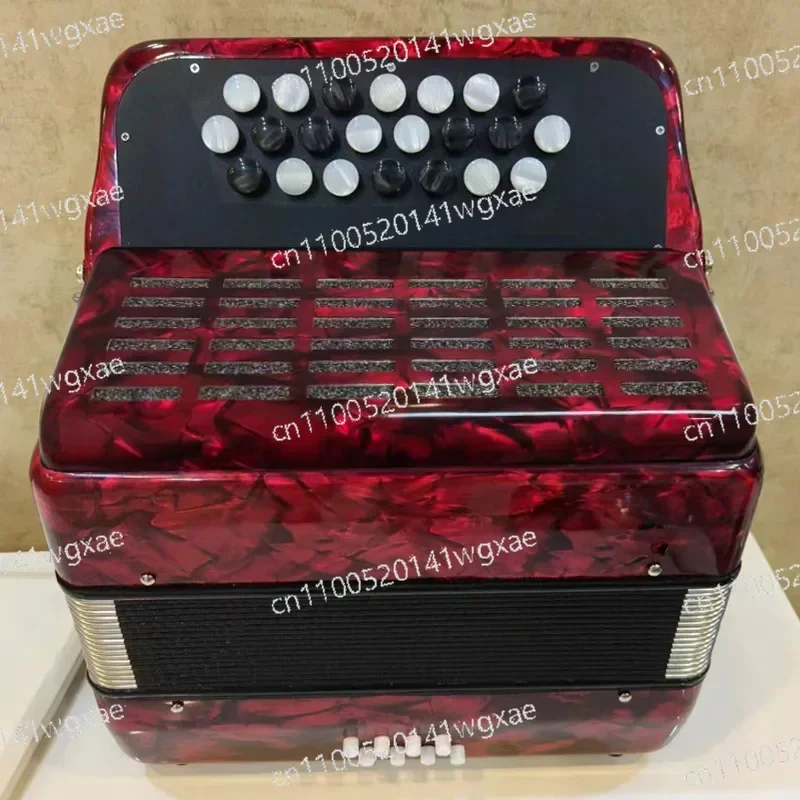 Diatonic Button Accordion Traditional Musical Instrument for Beginners