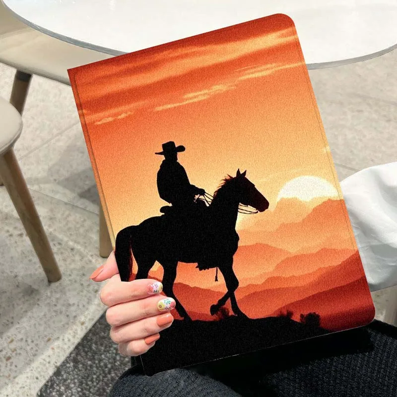 

Horse Riding Desig nFor iPad Pro Mini Air 1 2 3 4 5 6 7 7th 10th Gen 9.7 10.2 11 10.9 7.9 13 12.9 10.5 Inch Tablet Case
