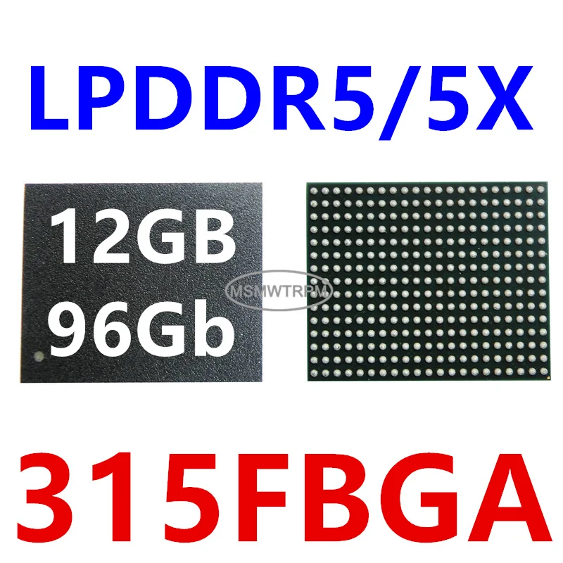 MT62F3G32D8DV-023 WT ES:C Z8FMG MT62F3G32D8DV-023 WT ES:D Z8GCK LPDDR5 12GB 8533Mbps 315FBGA 96Gb شريحة الذاكرة IC الدائرة المتكاملة
