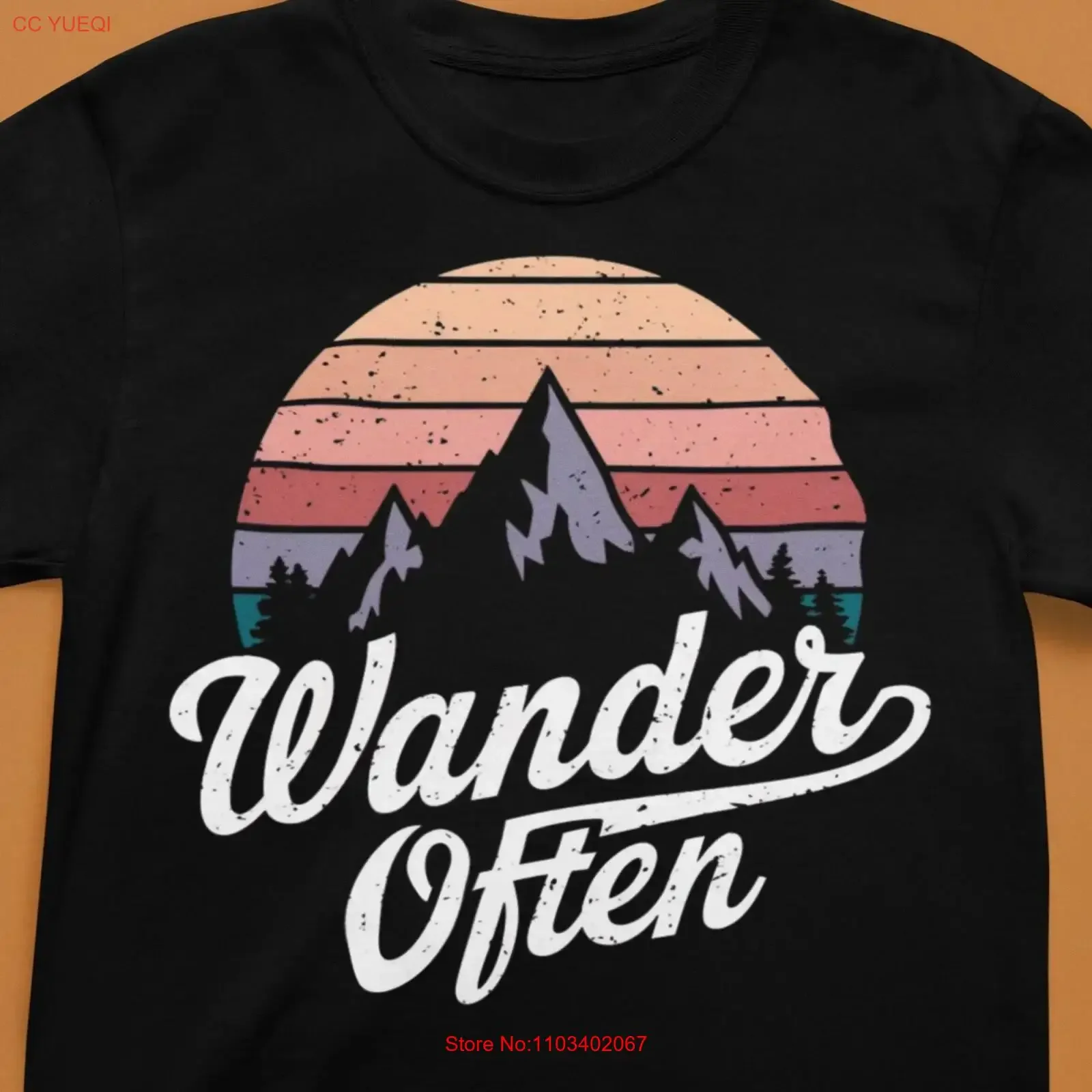Outdoor-Vintage-Atmosphäre, Natur, Retro-T-Shirt, Abenteuer, Wandern, ästhetische Kleidung, Bergsteiger-Shirt, Reisegeschenk für Vintage-Liebhaber