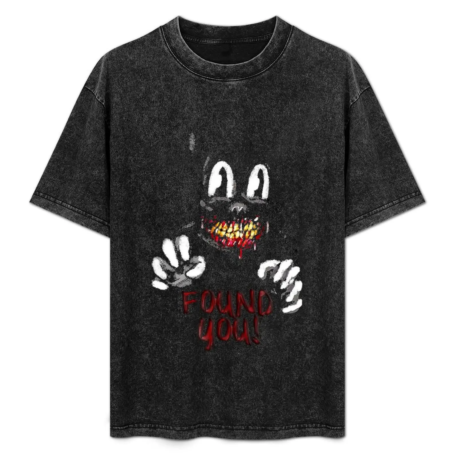 

Cartoon cat Horror Creepy Cat Found You Halloween 2021, Happy Halloween, Halloween Gift T-Shirt Plus Size Solid Color T-Shirt