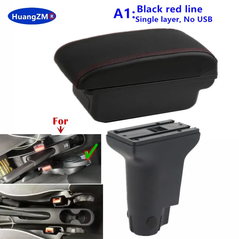 Voor Fiat 500 armsteun doos Voor Fiat CRONOS Auto Armsteun doos Gewijd Retrofit verhogen Interieur Center opbergdoos Auto Accessoires