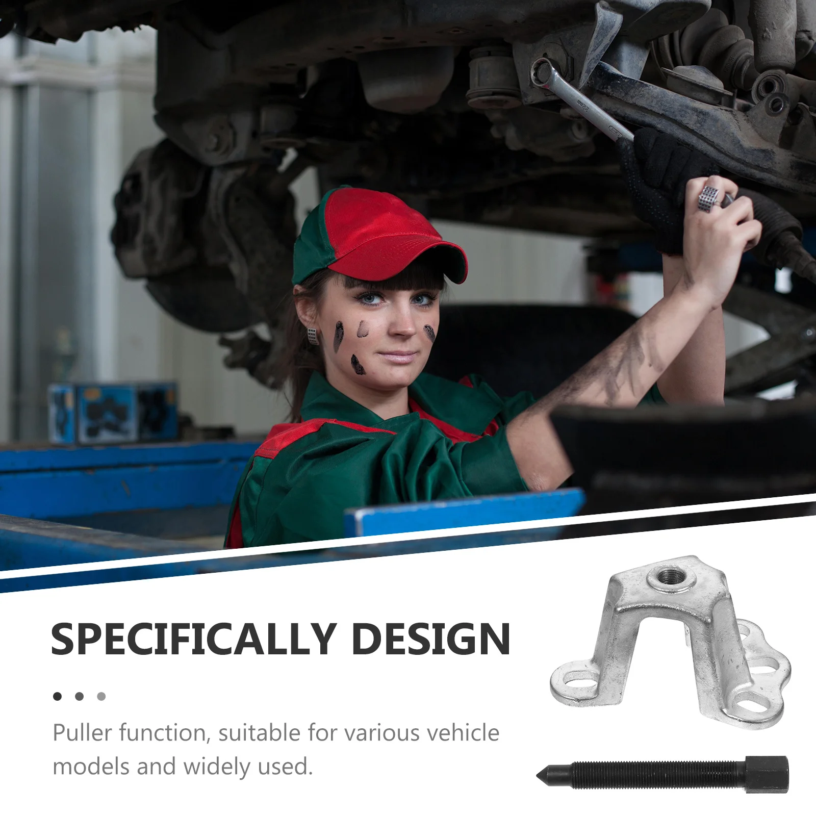 

Brake Drum Puller Sturdy Iron Build for Multiple Car Models Axle Bearing Hub Removal Tool Set Brake Drum Puller