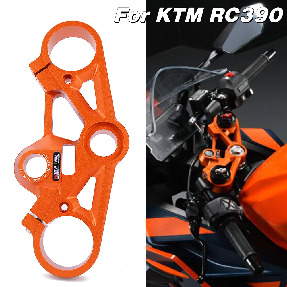 

For KTM RC390 2022 2023 RC 390 Motorcycle Front Fork Triple Tree Upper Top Clamp