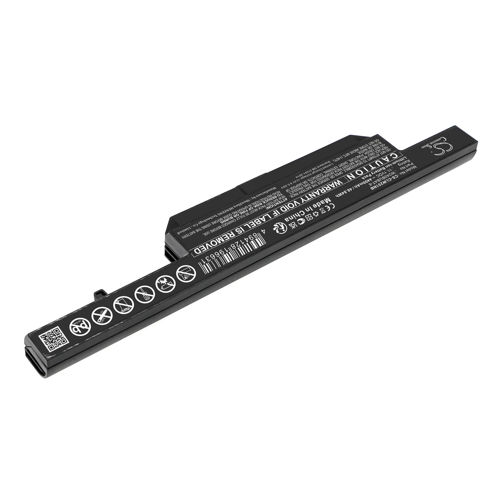 Replacement 11.1V 4400mAh Notebook Laptop Battery VNB142 for Clevo W251EL Zoostorm B980 7827 NB320 9040 W251EU W251ELQ