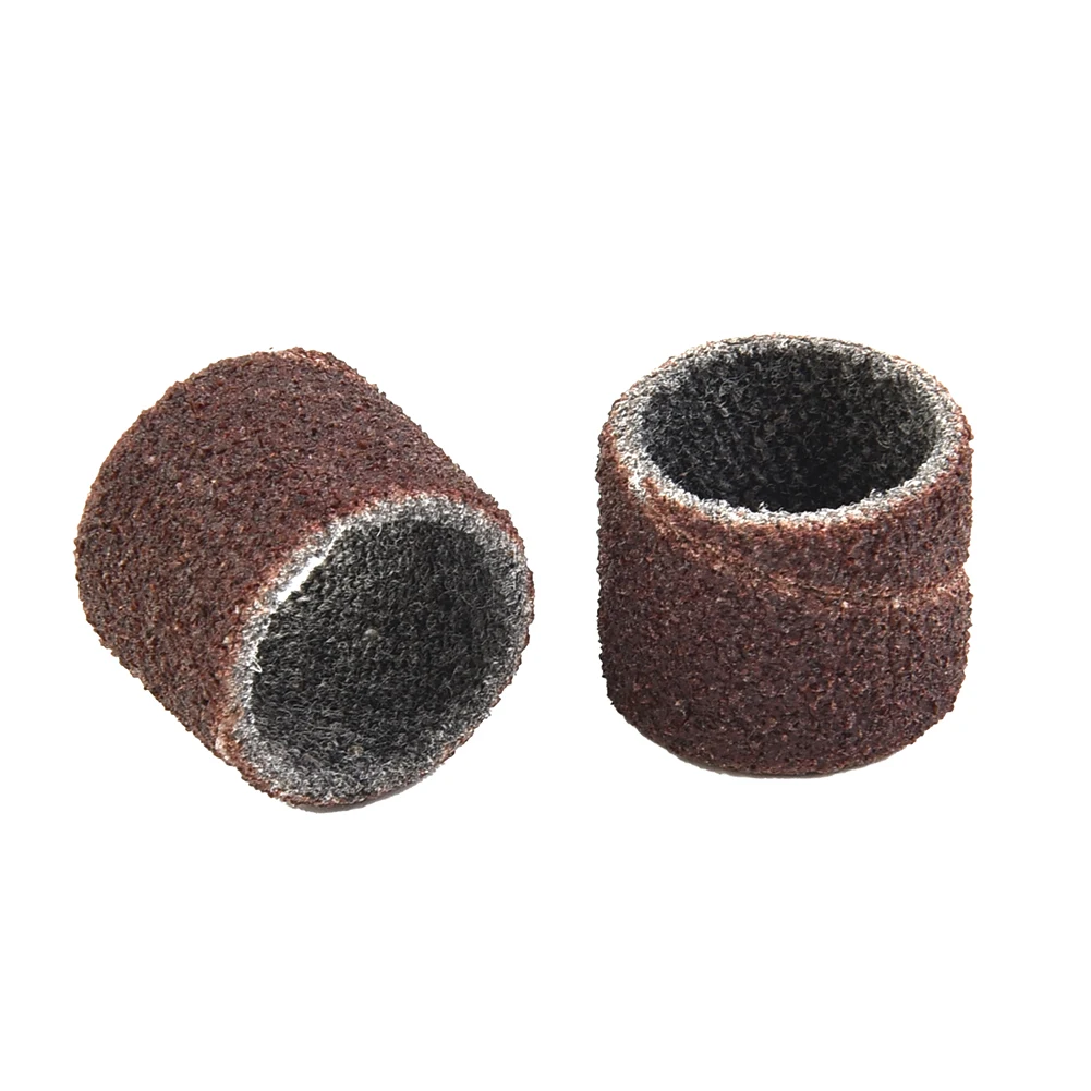 Convenient Sanding Bands Polishing Rotary Tool Set Tool W/ 2 Mandrels 100Pcs 80 Grit Abrasive Accessories  Convenient