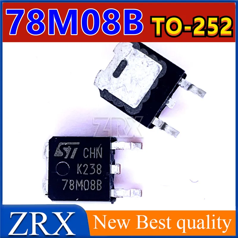 10Pcs/Lot LM78M08 TO-252 3-terminal voltage regulator; 78M08; 78M08B;MD