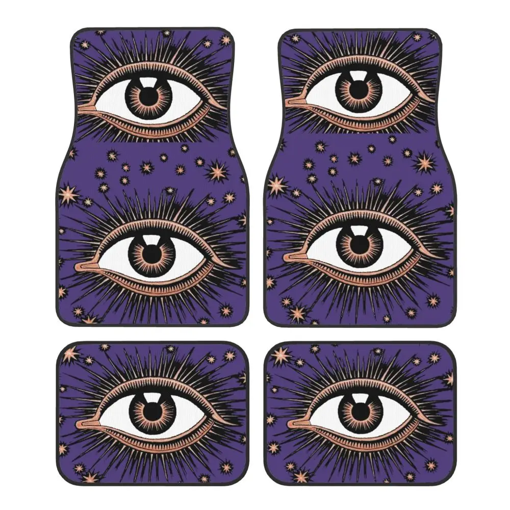 Big Eyes Car Floor Mat 4PCS Universal Model Anti Fouling and Water Absorbing Car Floor Mat Carpet Anti Slip  car mats floor