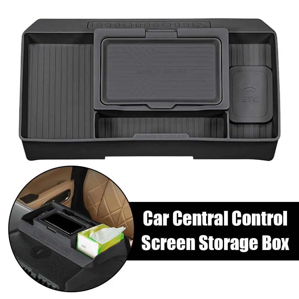 

For BYD Formula Leopard 8 Central Control Screen Rear Hidden Tray Storage Organizer Storage Storage Box Special Accessories Q1A9