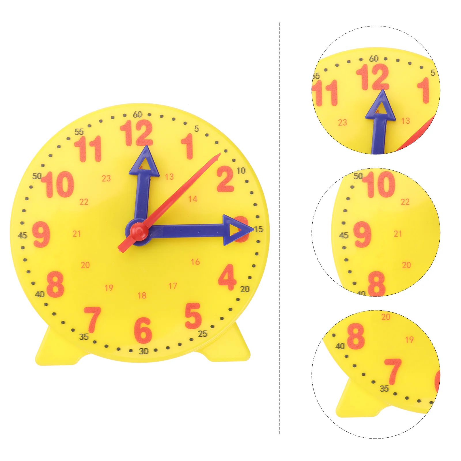 

5 Pcs Children's Clock Model Props Gear Teaching Perception Time Tool 3-Hand Link Toys Aids Puzzle