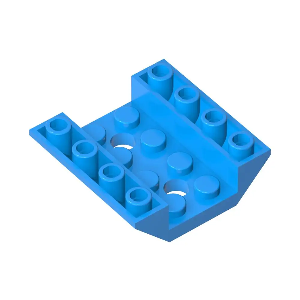 

Gobricks 1 Pcs MOC Slope Inverted 4 x 4 2 Holes Bricks Compatible With 72454 Model Parts Building Blocks Kids Toys Birthday Gift