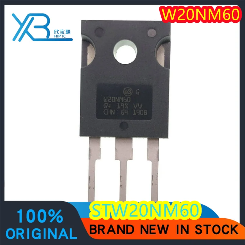 (3/50 pieces) W20NM60 STW20NM60 Brand new original 20A 600V LCD MOS field effect tube TO-247 Spot delivery fast