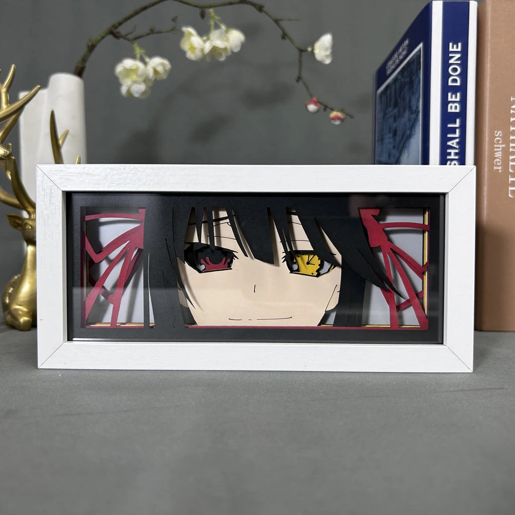 Luz Led nocturna de Manga, iluminación de Anime, lámpara de escritorio para dormitorio, regalo de cumpleaños, fecha A en vivo, Kurumi Tokisaki